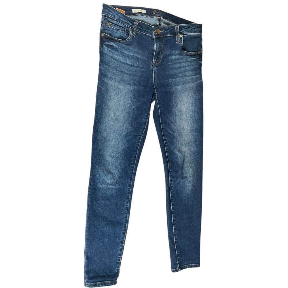 Kut From The Kloth High Rise Toothpick Skinny Jeans Size 8S Stretch Preppy
